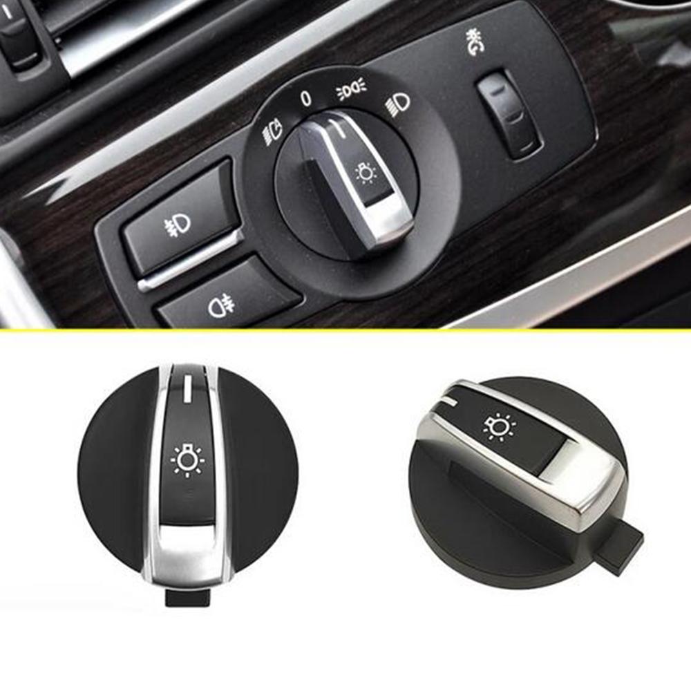 Car Front Headlight Control Switch Knob For BMW F10 F11 5-Series & M5 2011-2015