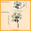 Cartoon Niedlicher Panda auf Ast Wandaufkleber Für Kinderzimmer Dekoration Kinder Wandtattoos PVC Hausdekoration