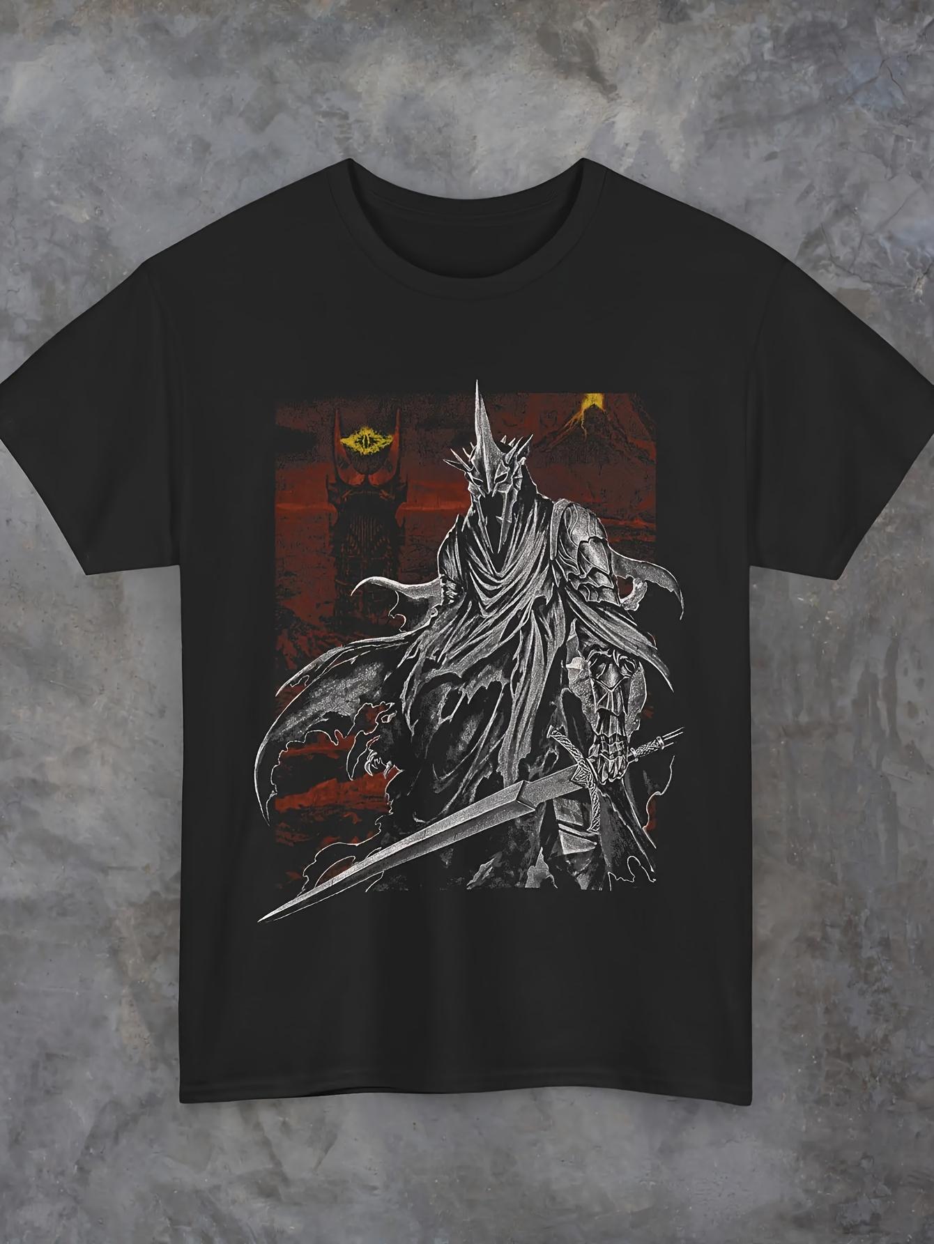 

Ben Angmar Witch King and the Lord of the Rings themed Tshirt a unique design gift for scifi fans Pure cotton streetwear top S