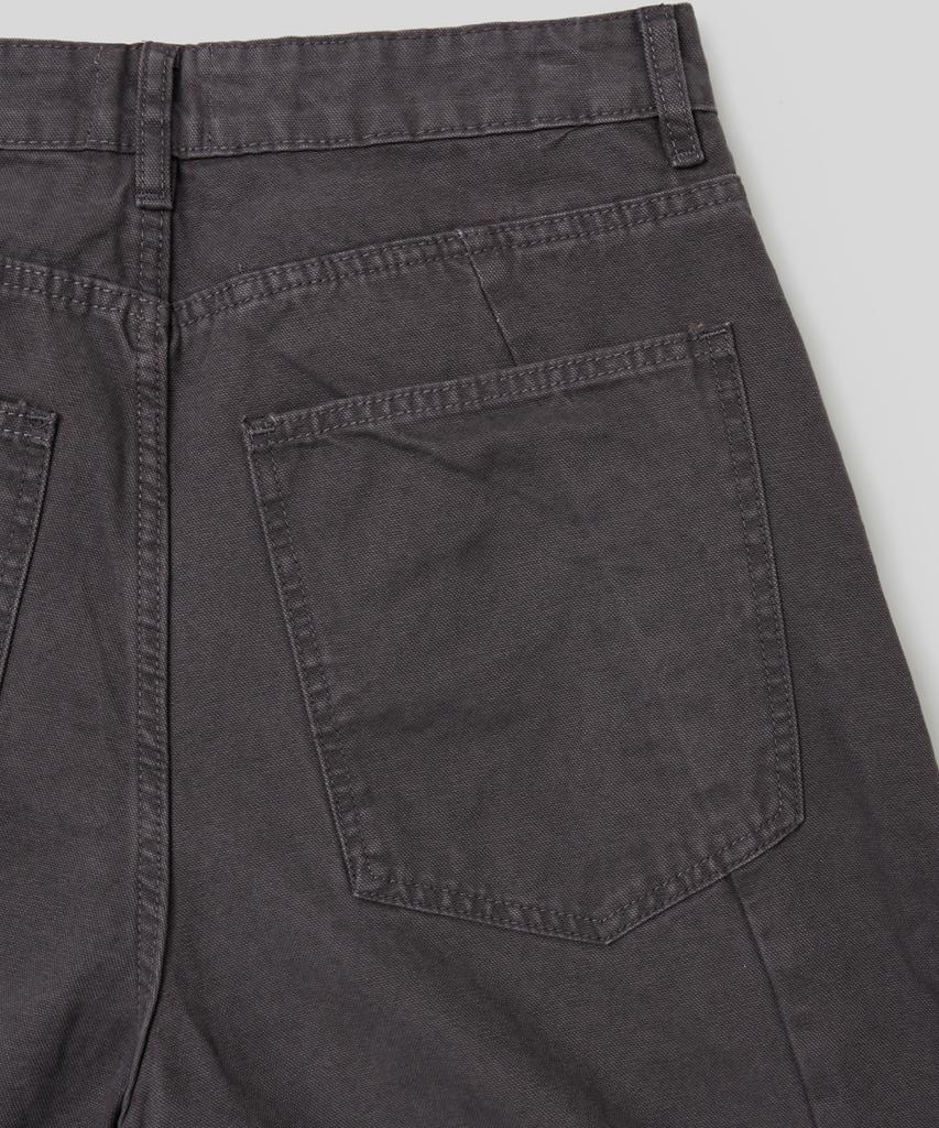 LXT Cotton Curved Washed Wide Pants [Charcoal]