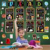 BelleAngle 36pcs Reading Strategy Posters Classroom Decorations Educational Reading Bulletin Board Set for Kindergarten PreSchool Daycare Library