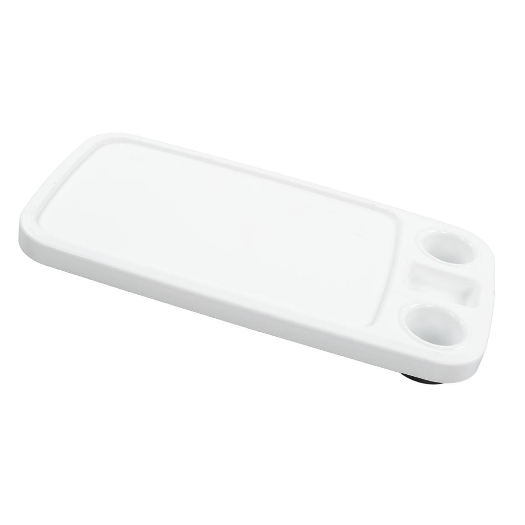 L860 W460mm RV Table Top Wood with 2 Drink Holder Easy To Clean Boat Table Top for Caravan MPV