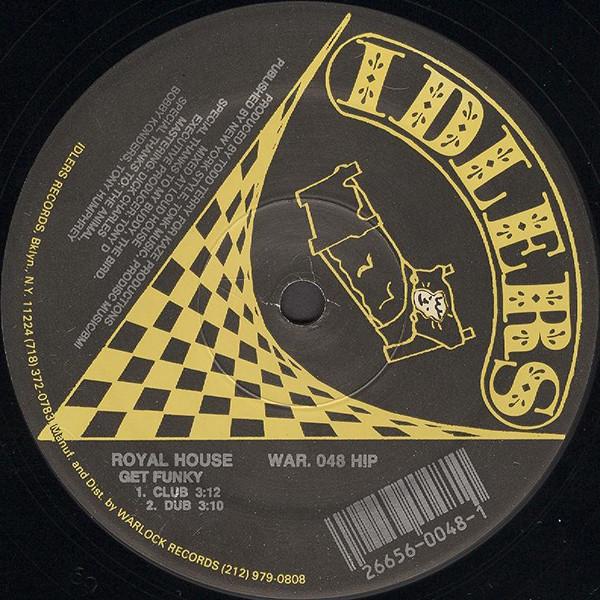 12inch Record ROYAL HOUSE Get Funky WAR048HOP IDLERS 1989 US Dance Electronica Used