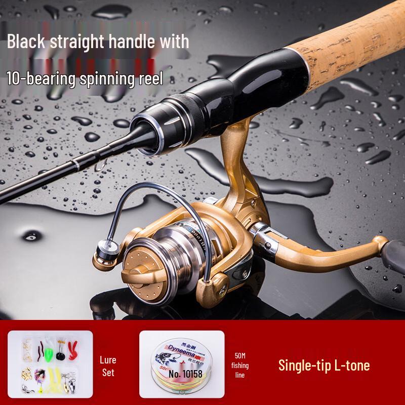 Daiwa Lingyun Carbon Lure Fishing Rod Set черный