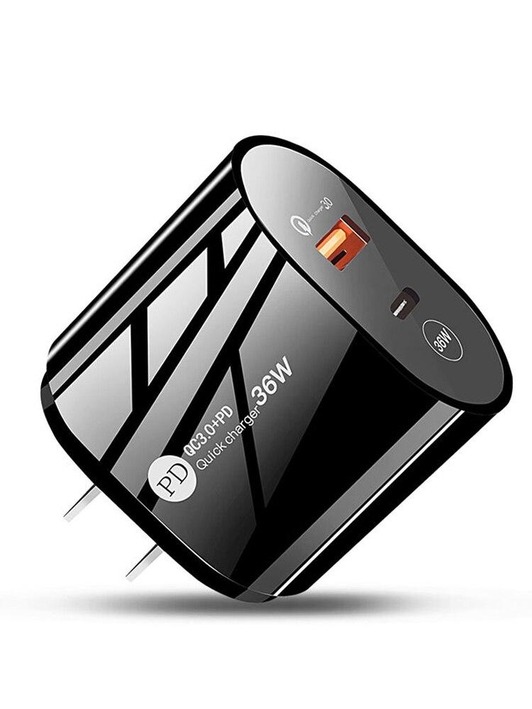 Pd 36w Usb Charger Quick Charge 3.0 Fast Phone Wall Charger Adapter For Iphone 13 12 Pro Ipad Huawei Xiaomi Samsung