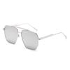 Double beam sunglasses, new hot multi-deformation glasses, fashionable reflective sunglasses for women