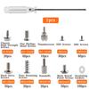 Zmbroll 480-Piece Silver Computer Screw Kit: Thumb Screws for PC Cases, Fans, Motherboards, Standoffs, Universal Screws for HDDs, 2.5-inch SSDs, PC