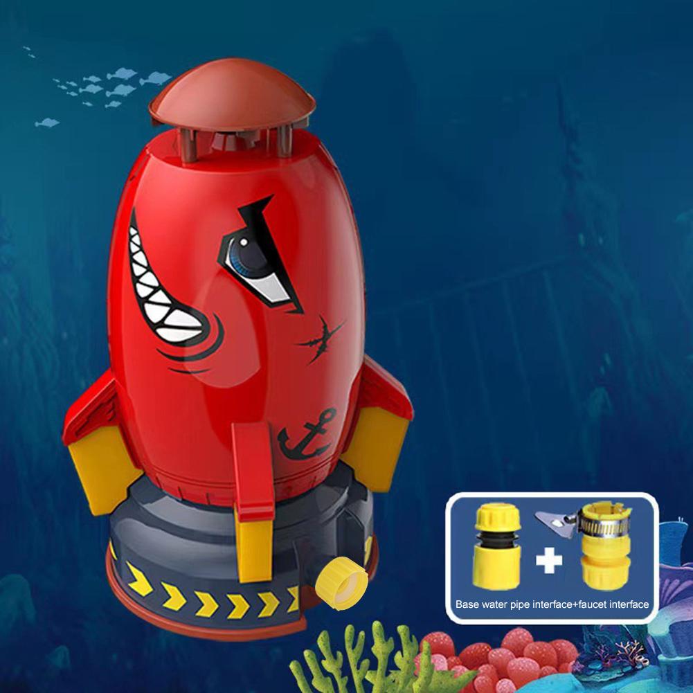 Rocket Water Spray Toy Launcher Water Pressure Lift Sprinkler Ejection Lawn Waterfall Spray for Kid Sprinkler Irrigation Toys