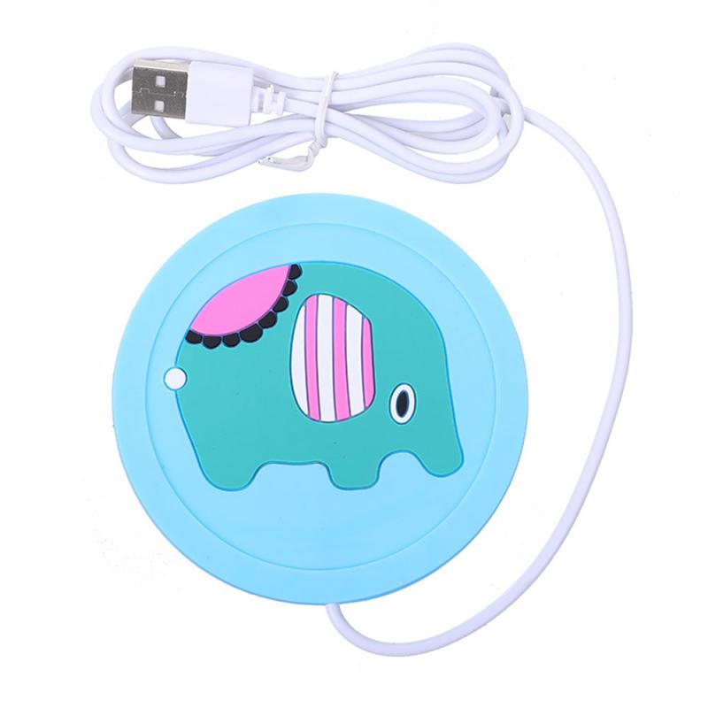 Heated Mugs Heating Coaster Cocina Cute Usb Warmer Anti-skid Electric Warmer Mat Kitchen Accessories Tools Thermal Portable