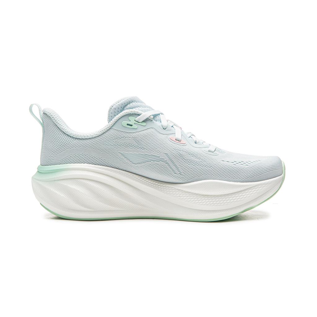 Li Ning Leisurely 2 Cushioning Slip Resistant Abrasion Resistant Breathable Low Top Running Shoes Women's Rural Blue ARSW040-3