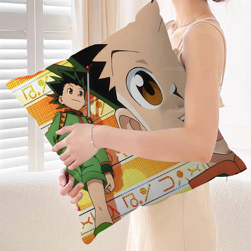 Anime Hisoka Hunter X Hunters Pillow Gifts Home Office Furnishings Bedroom Sofa Car Cushion Cover Case 45x45cm