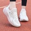 Anta Casual Fashion Comfortable Shock Absorbing Breathable Non-Slip Low-Top Running Shoes Women sneaker Ivory-White Silver Lotus-Gray 922535507-2