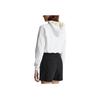 Polo Ralph Lauren FW23 Three Pony Embroidered Pattern Long Sleeve Fleece Hoodie Women Hoodies White WMPOKNIN6820188-100