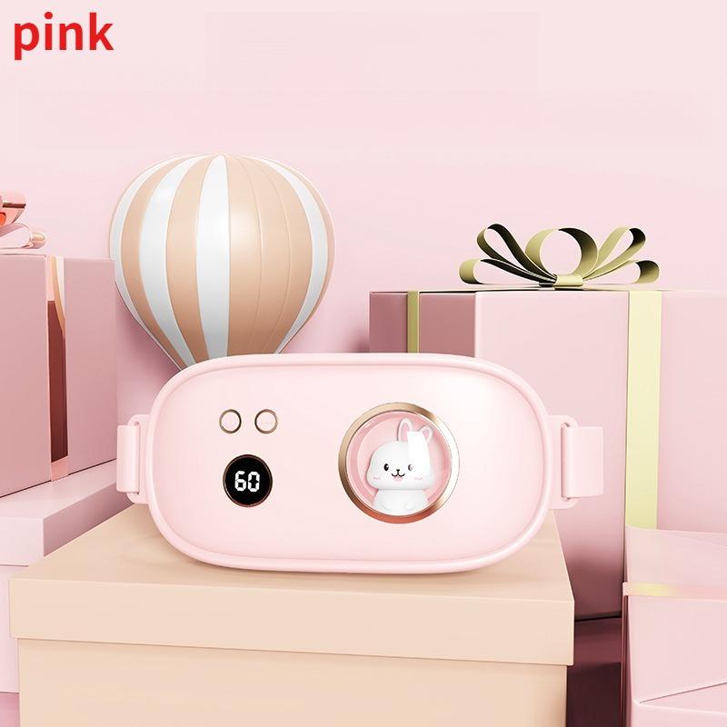 

1PACK digital display massage palace warming treasure USB charging wormwood relief massage therapy palace warming artifact розовый