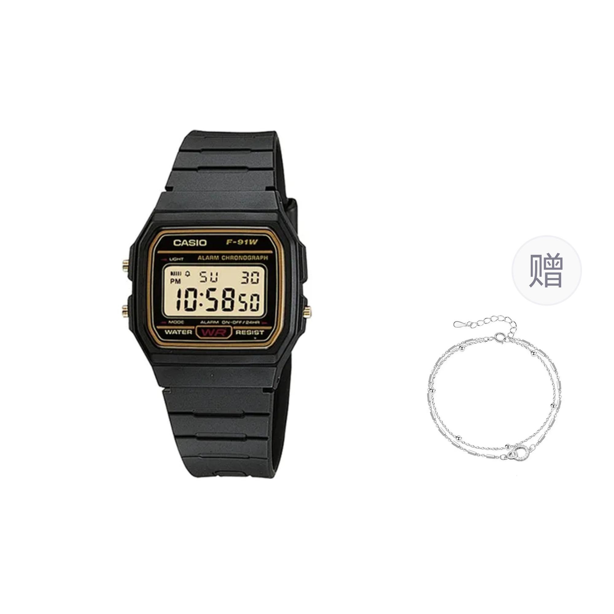 CASIO Women s Black Watch F-91WG-9 Black