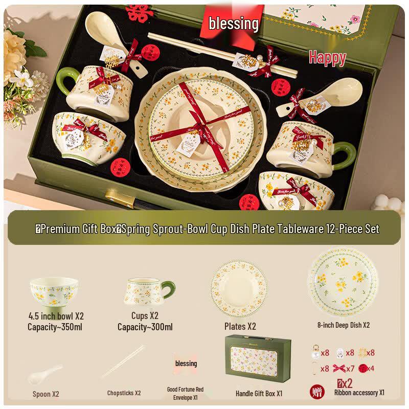 KANGMO Ceramic Dinnerware Set