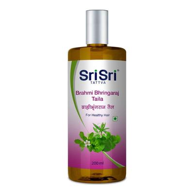 Brahmi Bringaraj Saç Yağı (200 ml), Sağlıklı Saçlar İçin Brahmi Bhringaraj Taila