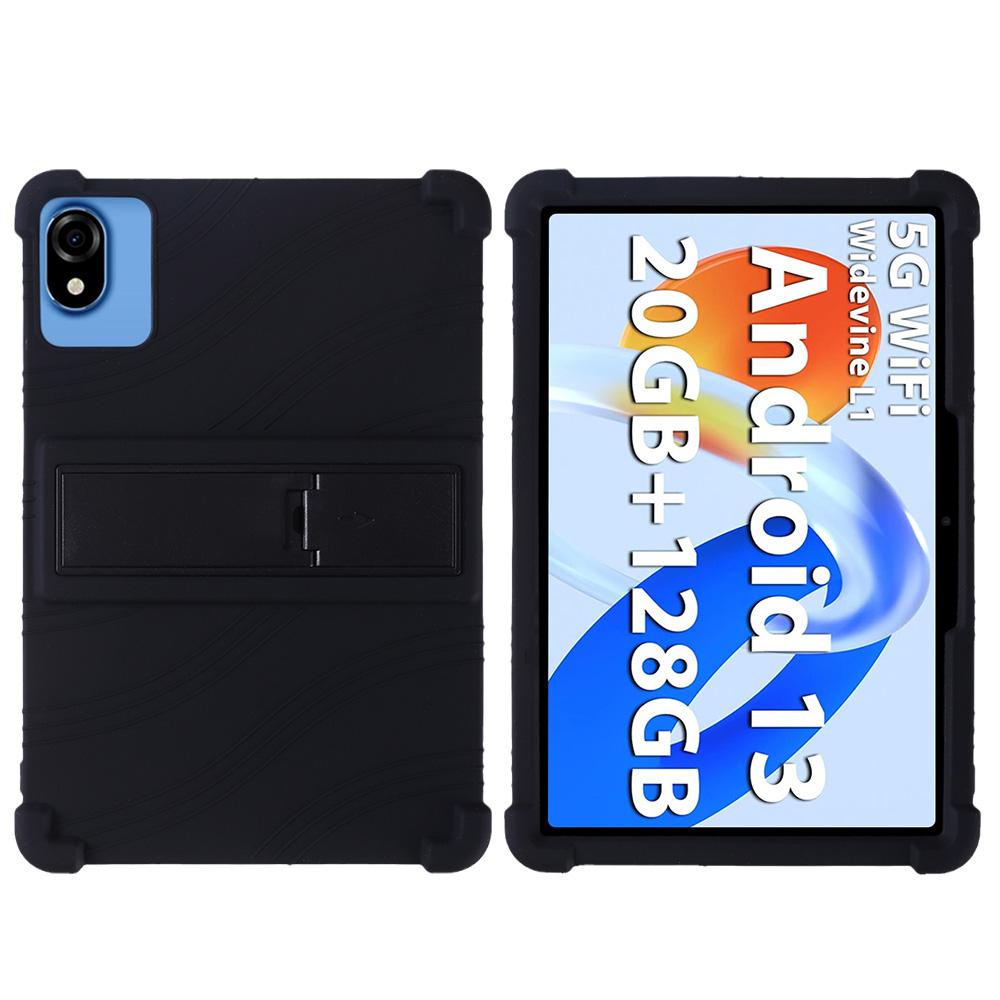

Силиконовый чехол для Blackview Tab 60 Wifi/Tab 60 Pro/Oscal Pad 30 WiFi/80 WiFi/Doogee U9/U10/U10 Pro, прочный чехол с подставкой Black