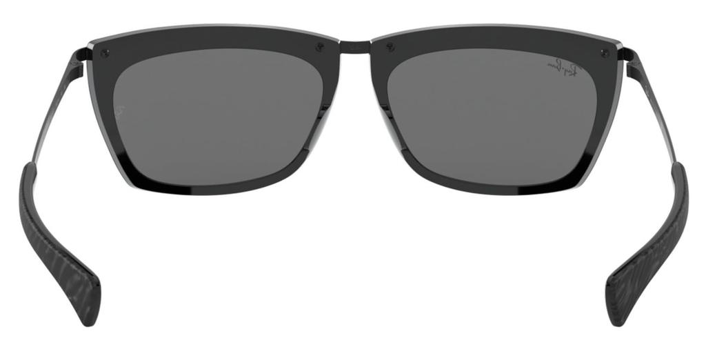 Sunglasses 0RB2419 Top Wrinkled Black on Black 56 Ray-Ban Men's