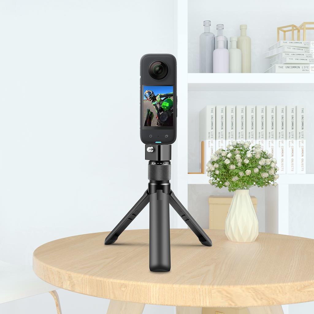 PULUZ für Insta360X3 / X4 / X4 Air / X5 / DJI Osmo 360 Rotierender Griff Desktop-Stativständer