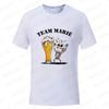 French Evg Team Future Groom Man T-shirt Wedding Tops Single Farewell Bachelor Party Tees Fashion Skeleton Beer Graphic Tshirt
