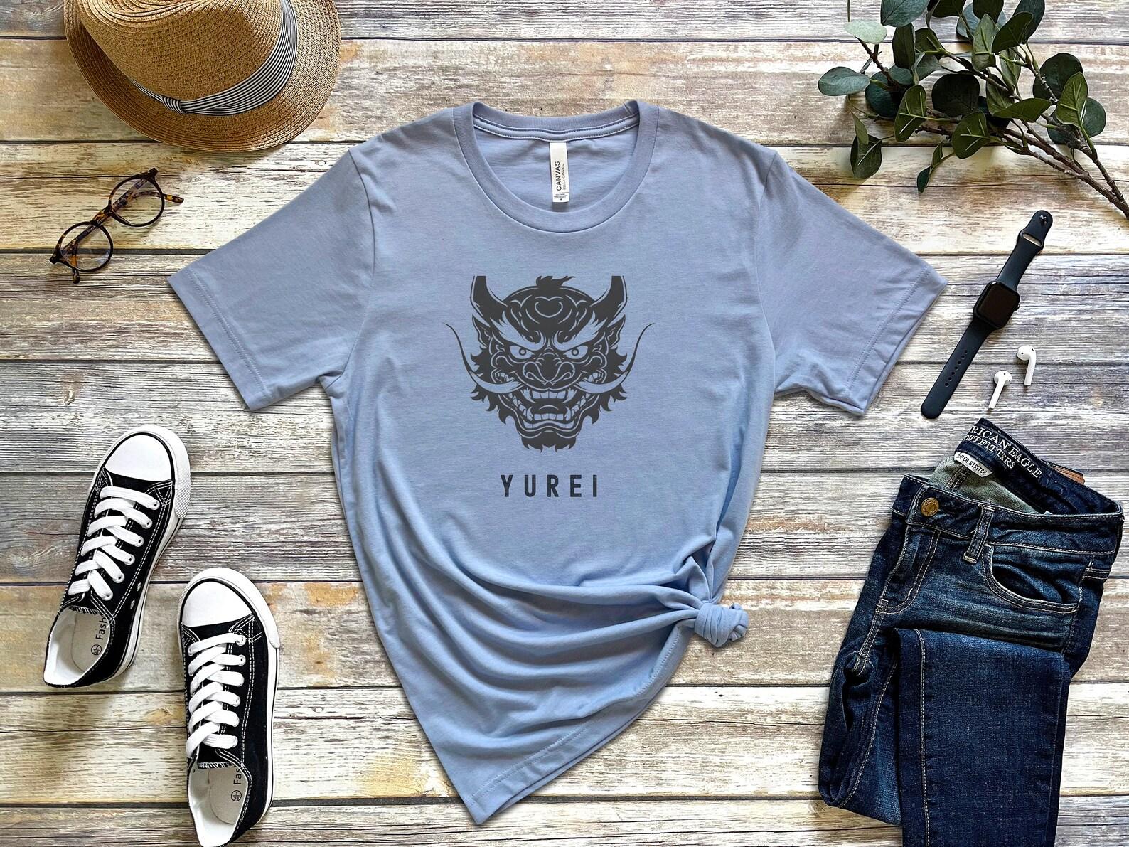 Yurei Graphic T-Shirt: Japanese Folklore Inspired Tee XL