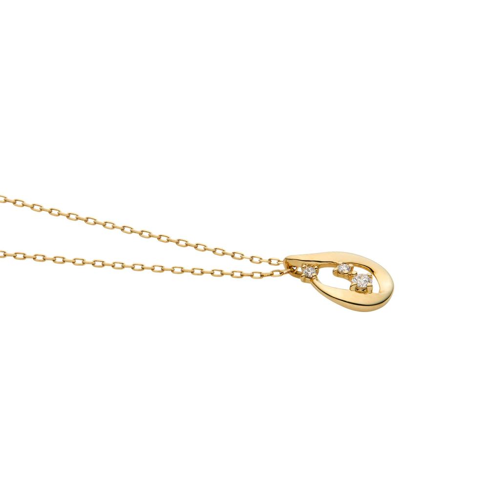 Necklace K18 Yellow Gold Diamond AGVN662340DI [Vendome Aoyama] [Official]