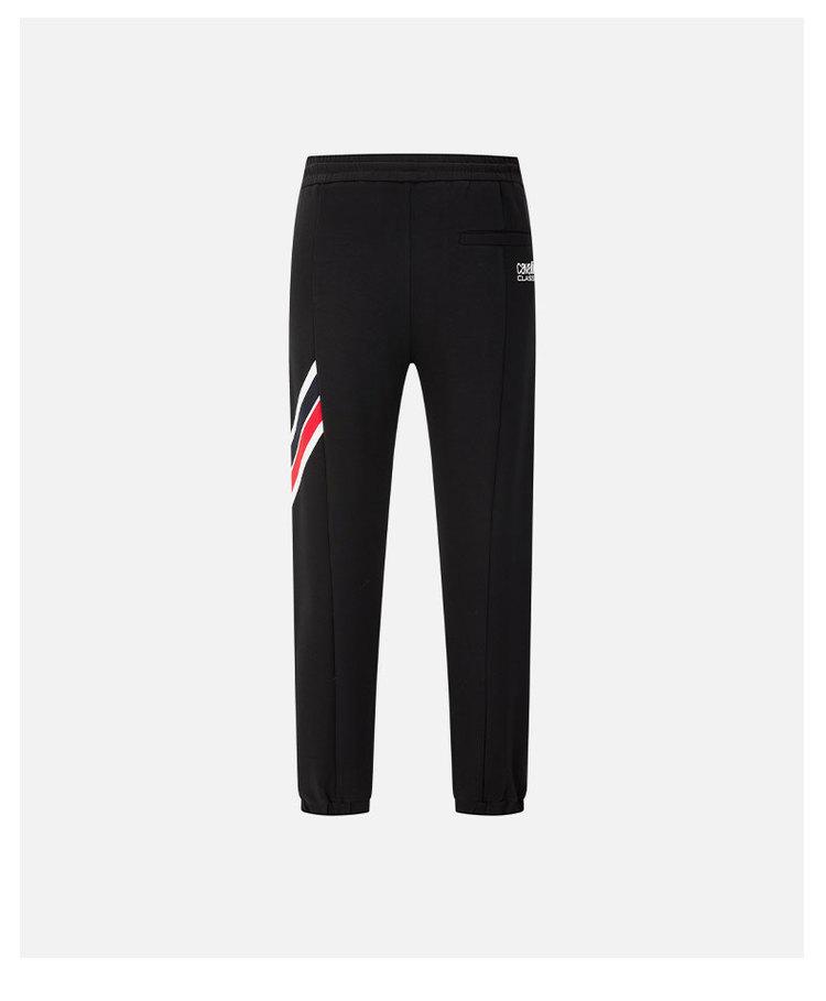 [Skin friendly, comfortable, contrasting stripes] Spring versatile sports pants men's ankle tied casual pants