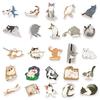 10/30/50pcs Kawaii Cartoon Cat Daily Life Stickers Cute Creative Graffiti Sticker Scrapbook Guitar Phone Laptop Decals