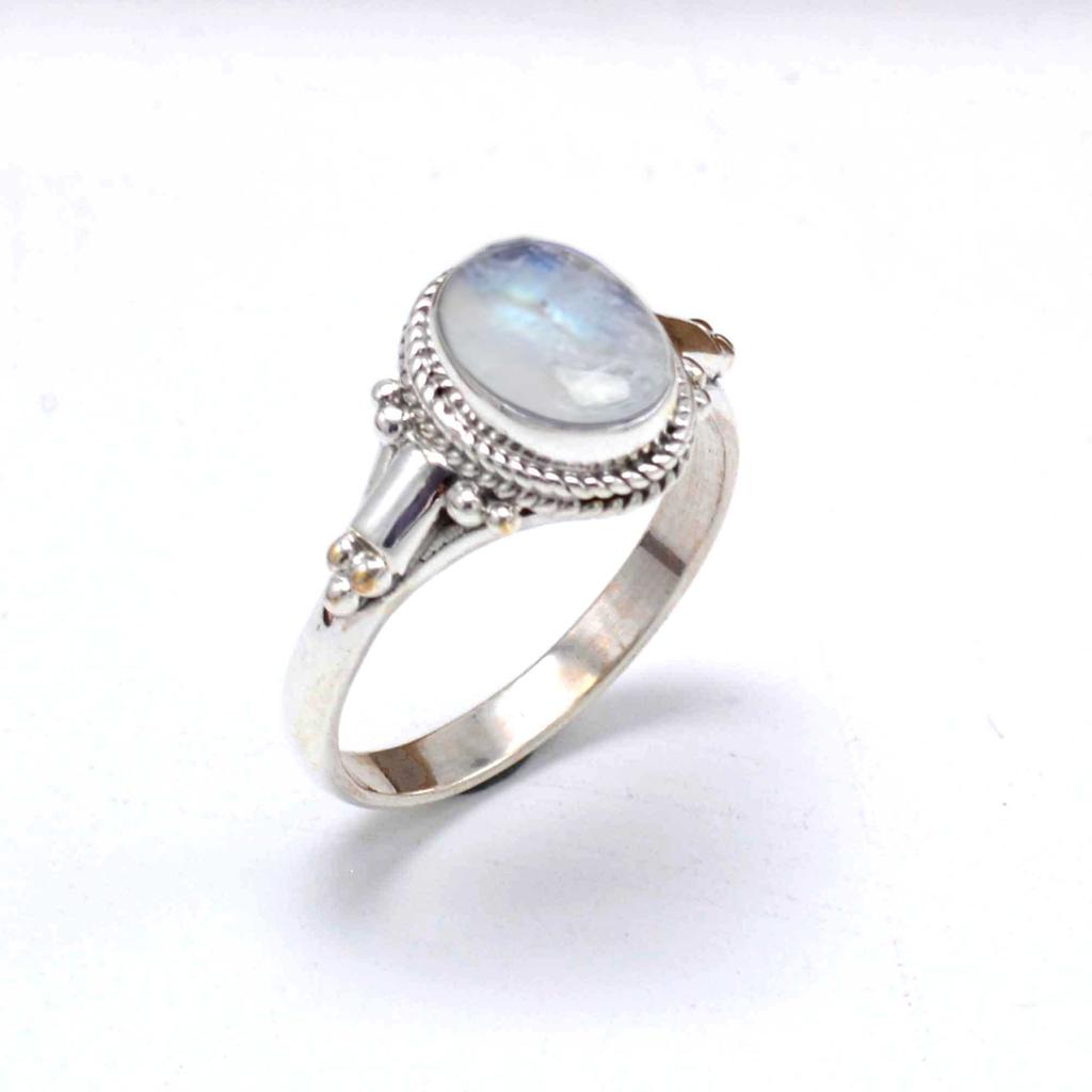 Moonstone 925 Sterling Silver Ring, June Birthstone Handmade Women Ring, Gift For her, Wedding Gift, Statement Ring