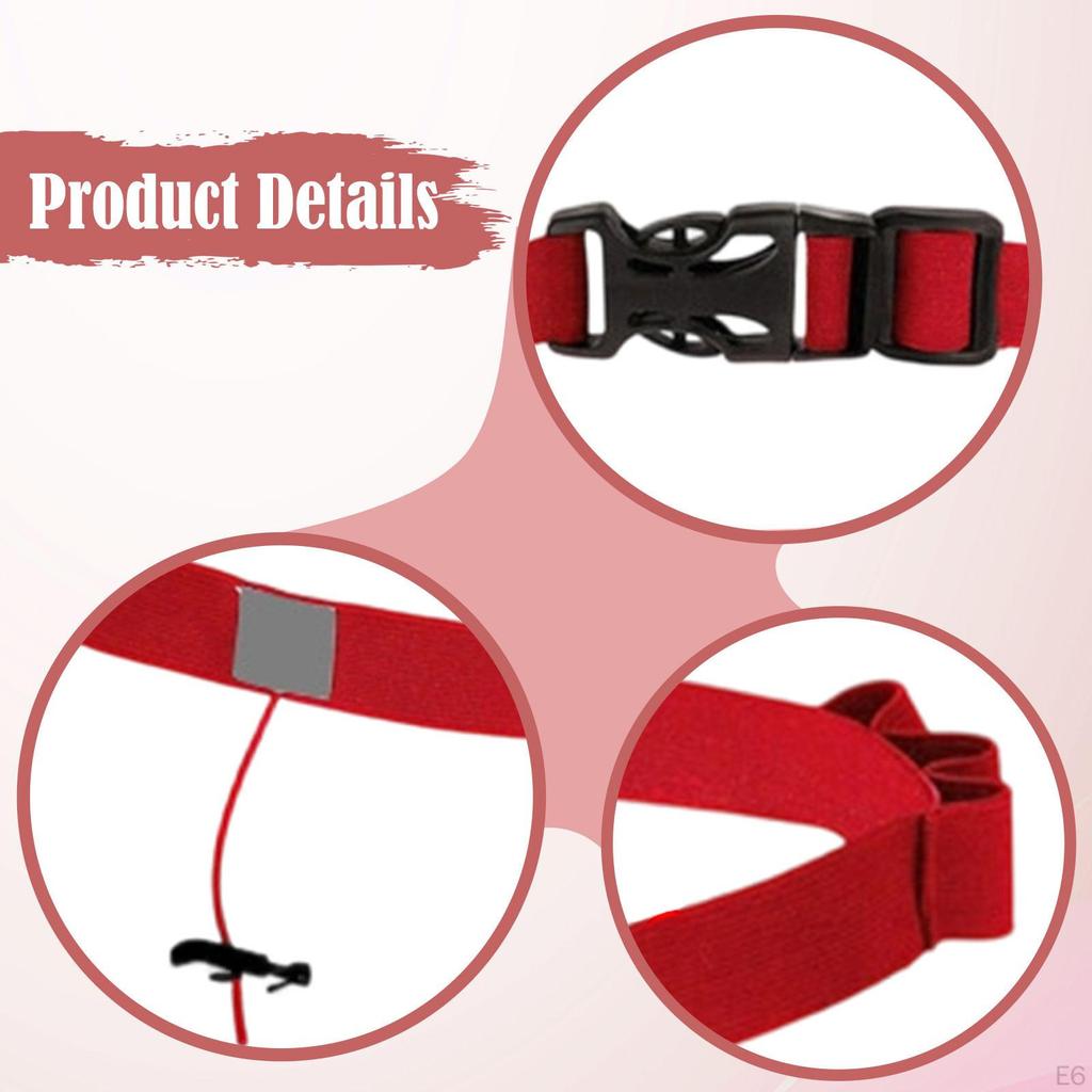 Adjustable Reflective Race Number Belt for Triathlon, with Loops And Fastening System Running
