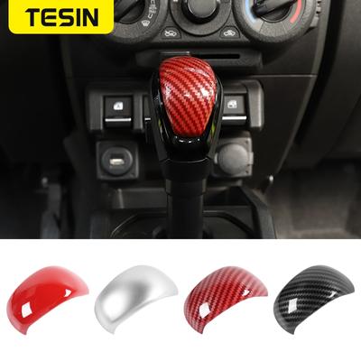 TESIN כיסוי קישוט ידית הילוכים לרכב מדבקה עבור סוזוקי ג'ימני JB74 2022 קישוטים פנימיים