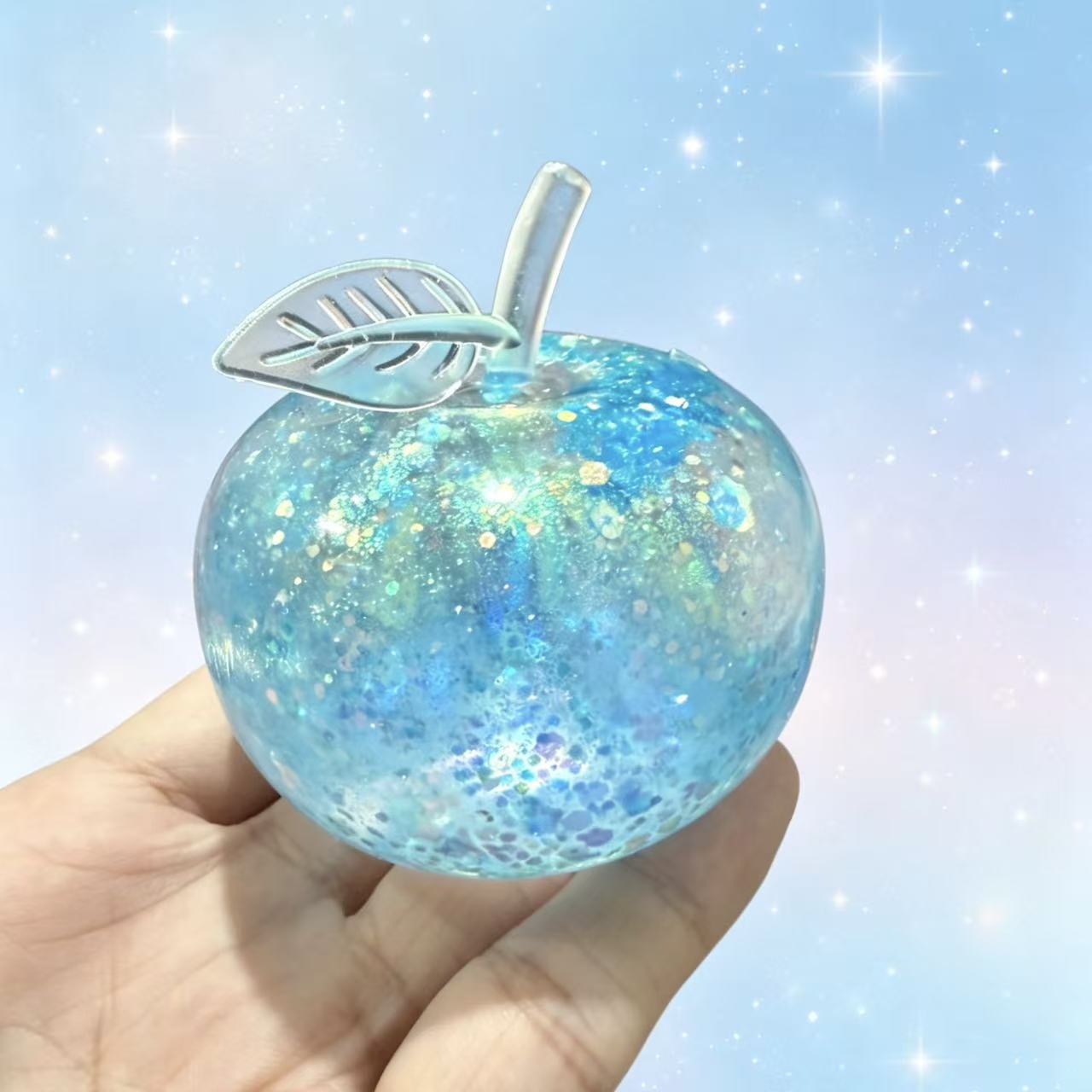 Leuk Squishy Fruit Appel Fidget Speelgoed Knijp Stressverlichting Hand Speelgoed Anti-Angst Fruit Rekbaar Langzaam Rijzend Speelgoed Creatief Cadeau