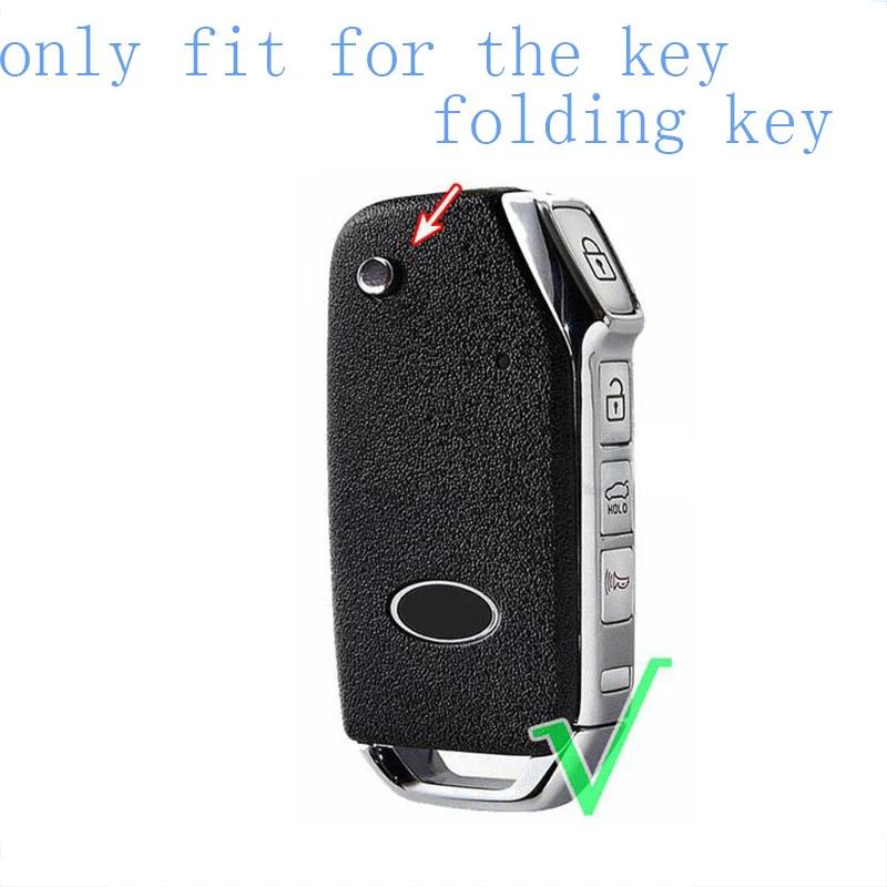 Silicone Car Key Cover Case Shell for Kia Sportage R Stinger Ceed CD Sorento Cerato Forte  FLIP Key