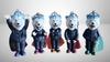 MAN WITH A MISSION 2024 Merchandise Gacha 5-Piece FIGURE COLLECTION Figure Man With a Keychain + (Green: DJ Santa Monica)