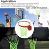 Nylon Glow Basketball Net 12 Loops Durable Nightlight Basketball Net Standard Size Easy to Install
