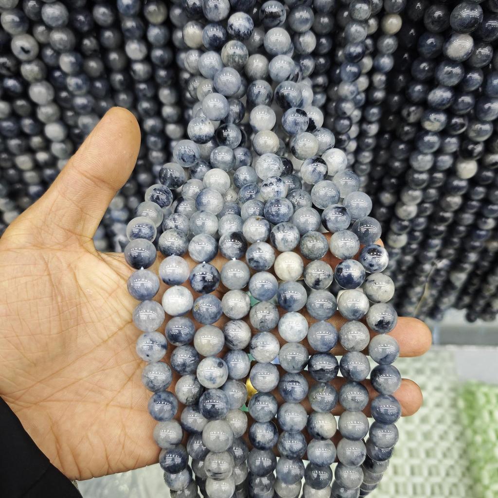 Blue Series Aquamarine & Blue Lace Agate Natural Stone Beads for DIY Jewelry