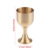 1Pcs S/M/L Vintage Brass Mug Red Wine Glass Good Gloss Copper Portable Smooth Edge Water Beer Cup Drinkware For Party Bar