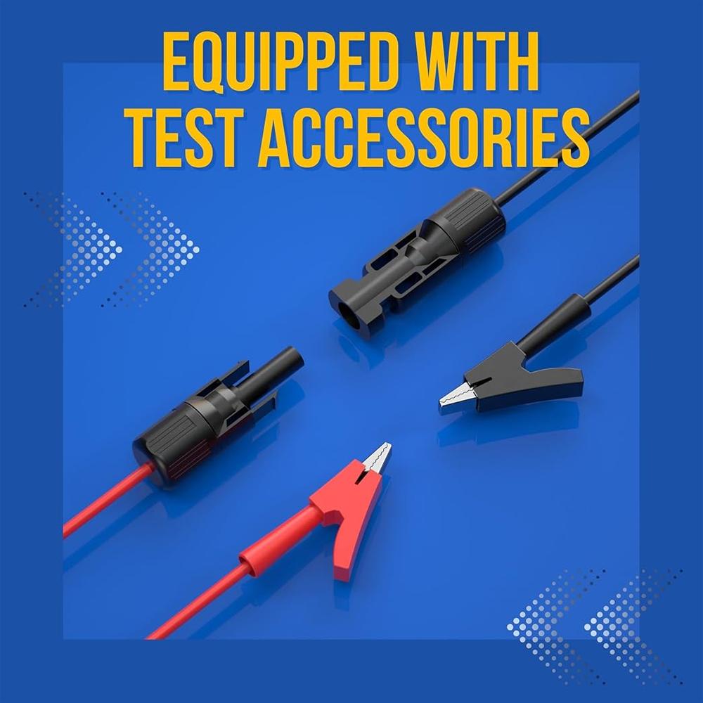 Smart MPPT Tools For Testing Solar PV Panel Data & Troubleshooting, EY1800W Detection Maximum Power Point Power/Voltage/Current