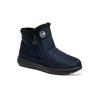 Female Waterproof Cotton Shoes Winter Women's New Warm Fur Boots Large Size Side Zipper Thick Bottom Anti Slip Snow Boots