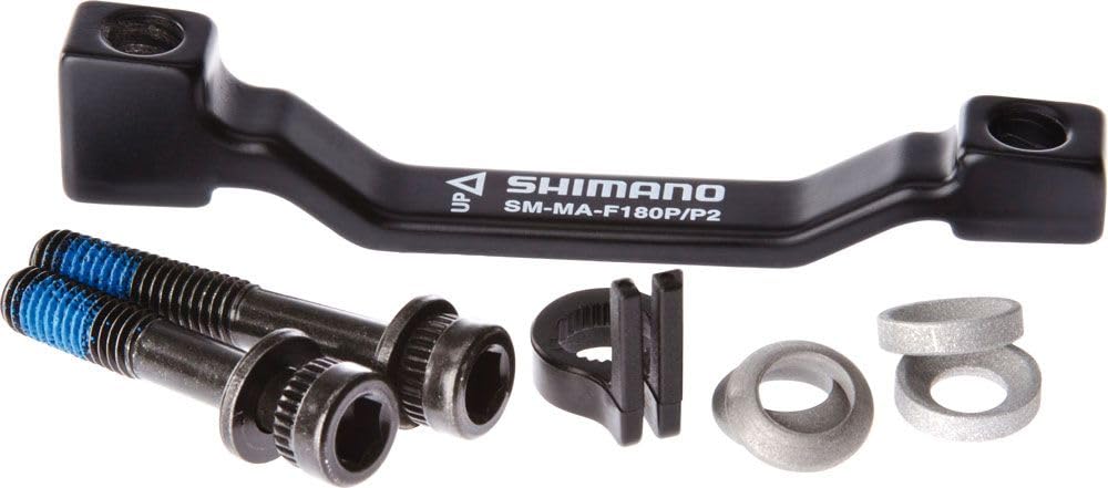 

SHIMANO UNI Adult Brake Mount 1 Piece One Size - & Adapter, Black, чёрный