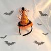 Bow Halloween Witch Hat Hair Hoop Flower Halloween Headband Funny Halloween Party Hair Band  Lady