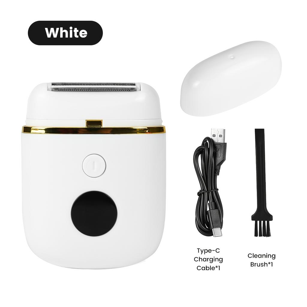 Women's Electric Shaver 2-in-1 Bikini and Body Hair Trimmer Painless USB Rechargeable shaver suitable for legs, armpits and face, portable