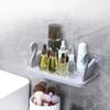 White/Grey Floating Shelf Self-Adhesive Bathroom Storage Rack Creative Swan Shelf  Home