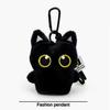 Cute Black Cat Plush Toy Doll Small Pendant Cat Plush Toy Doll for BoyGirl Brithday Gifts