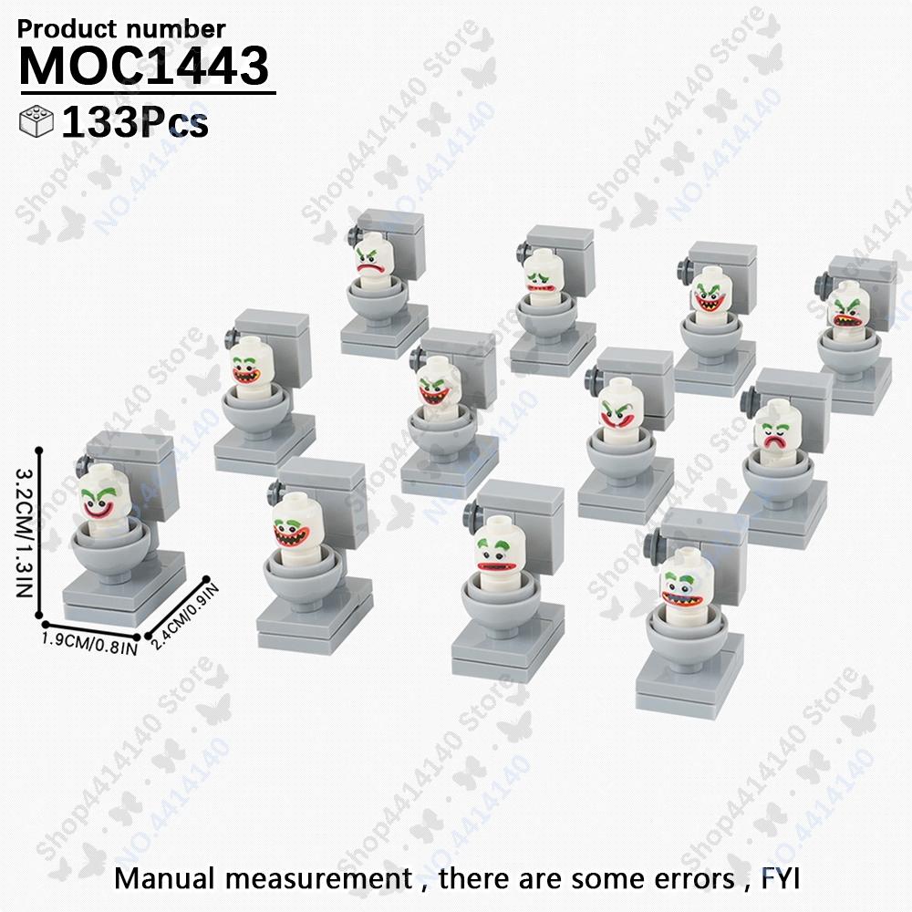 

MOOXI Аниме Серия Фигурки Скибиди Туалет Оператор Битва Робот Строительные Блоки Модель MOC Кирпичики Сделай Сам Монтессори Игрушки Детские Подарки