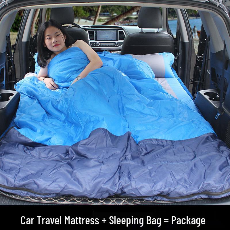 SUV Car Travel Inflatable Mattress & Sleeping Bag Combo