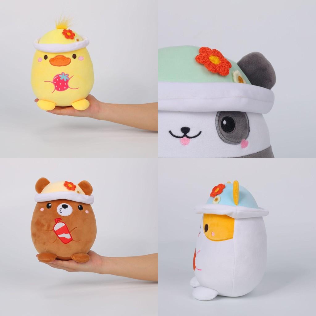 Süßes Plüschtier Hase Panda Kissen Weiche Puppe Geschenk für Kinder Mit entzückenden Tierdesigns