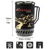APG Portable 1400ml Cooking System Outdoor Hiking Camping Stove Heat Exchanger Pot Propane Gas Burners