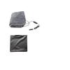 Heated Car Blanket 3 Gear Temperature Adjustable Timed Shutdown Washable Soft Comfortable Portable Heated Blanket Grey